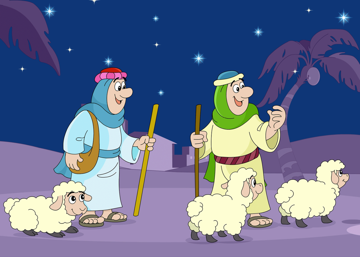 Herders Lagen Bij Nachte