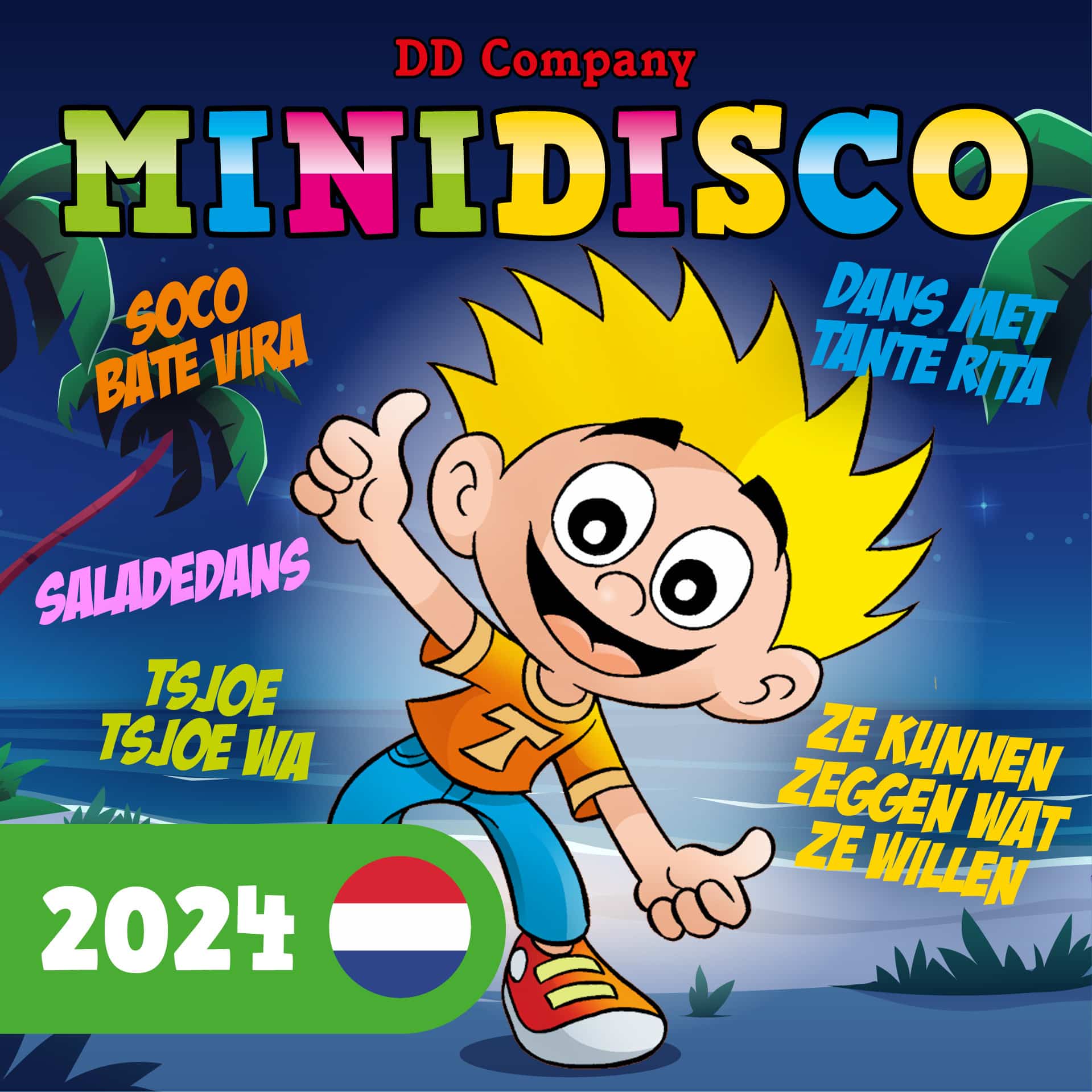 Cover Minidisco 2024 - Nederlandse kinderliedjes